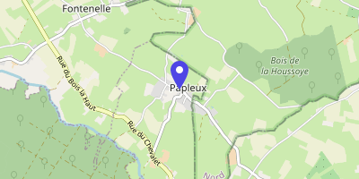 Carte OpenStreetMap — 6 rue de Fontenelle, Papleux