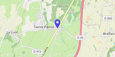 Carte OpenStreetMap — 2 route de Villedieu, Le Parc