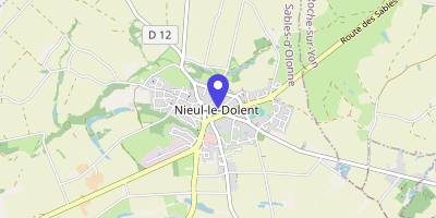 Carte OpenStreetMap — 13 place du Marché, Nieul-le-Dolent