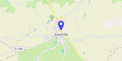Carte OpenStreetMap — 4 rue de la Mairie, Courcité