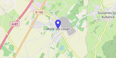 Carte OpenStreetMap — 7 rue du 22-Juillet-1793, Mozé-sur-Louet