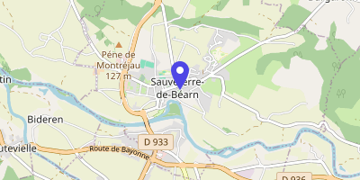 Carte OpenStreetMap — 7 place Royale, Sauveterre-de-Béarn