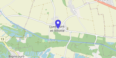 Carte OpenStreetMap — 18 Grande rue, Luxémont-et-Villotte