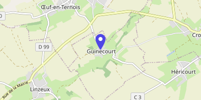 Carte OpenStreetMap — Rue Principale, Guinecourt