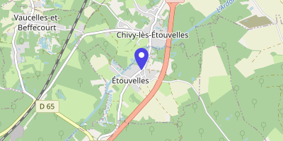 Carte OpenStreetMap — 23 rue de Paris, Étouvelles