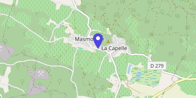 Carte OpenStreetMap — 1 route de Masmolène, La Capelle-et-Masmolène