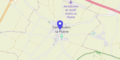Carte OpenStreetMap — 1 rue de la Mairie, Saint-Aubin-la-Plaine