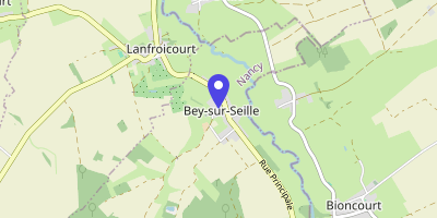 Carte OpenStreetMap — 5 rue de l'Église, Bey-sur-Seille