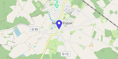 Carte OpenStreetMap — Place de l'Eglise, Nieuil-l'Espoir