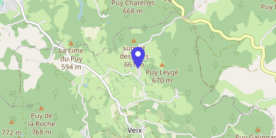 Carte OpenStreetMap — Le Bourg, Veix
