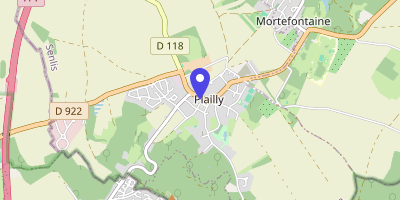 Carte OpenStreetMap — 15 rue de Paris, Plailly