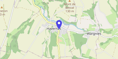 Carte OpenStreetMap — 1 rue de la Bassée, Havernas