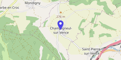 Carte OpenStreetMap — 1 route de Guignicourt, Champigneul-sur-Vence