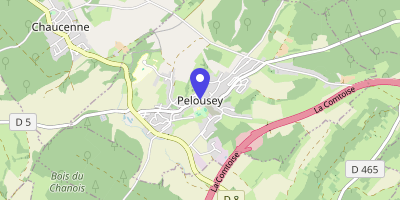 Carte OpenStreetMap — 19 Grande-Rue, Pelousey