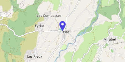 Carte OpenStreetMap — 3 place de la Mairie, Lussas