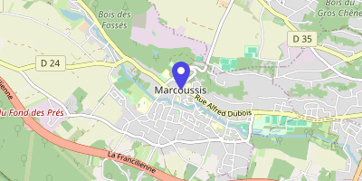 Carte OpenStreetMap — 5 rue Alfred-Dubois, Marcoussis