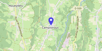 Carte OpenStreetMap — 3 place de la Mairie, Campistrous
