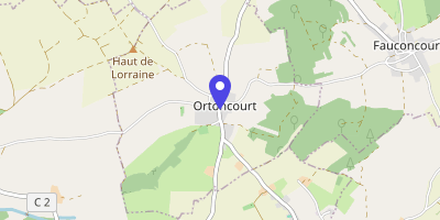 Carte OpenStreetMap — 1 rue de l'Ancienne-Gare, Ortoncourt