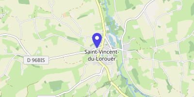 Carte OpenStreetMap — 20 rue Edmond-Charlot, Saint-Vincent-du-Lorouër