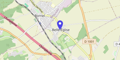 Carte OpenStreetMap — 1 place de la Mairie, Belle-Église