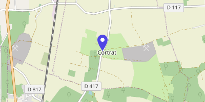 Carte OpenStreetMap — 147 rue Léon-Plancheron, Cortrat