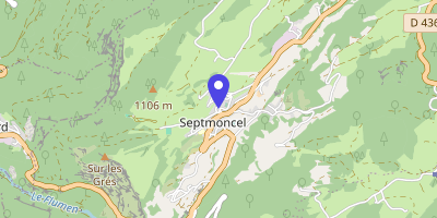 Carte OpenStreetMap — 2 Place de la Liberté, Septmoncel-les-Molunes