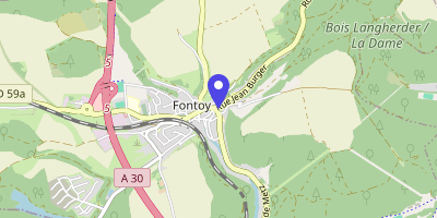 Carte OpenStreetMap — 7 rue de Metz, Fontoy