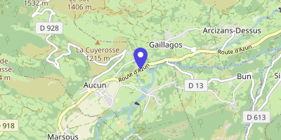 Carte OpenStreetMap — 23 route d'Azun, Aucun