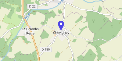 Carte OpenStreetMap — Rue Haute, Chevigney