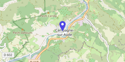 Carte OpenStreetMap — 6 allée du Foyer, Campagne-sur-Aude
