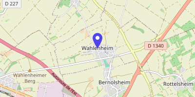 Carte OpenStreetMap — 14 rue Principale, Wahlenheim