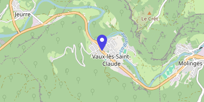 Carte OpenStreetMap — 589 route de la Vallée, Vaux-lès-Saint-Claude