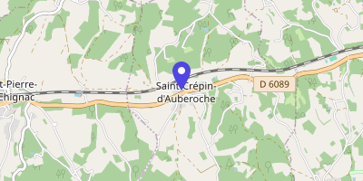 Carte OpenStreetMap — 50 allée du Colonel-Arnaud-Beltrame, Saint-Crépin-d'Auberoche