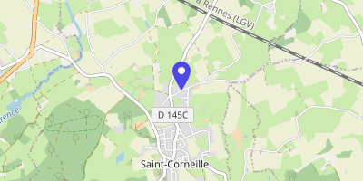 Carte OpenStreetMap — Place de l'Église, Saint-Corneille