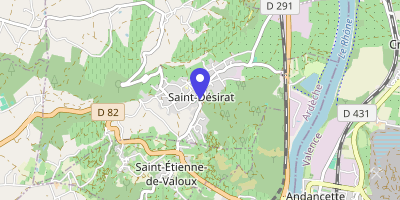 Carte OpenStreetMap — 178 route de la Mairie, Saint-Désirat