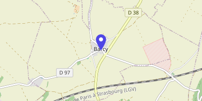 Carte OpenStreetMap — Place Sainte-Geneviève, Barcy