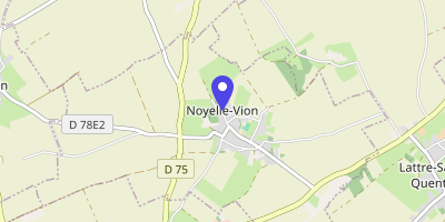 Carte OpenStreetMap — 13 rue de l'Église, Noyelle-Vion