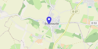 Carte OpenStreetMap — 70 rue de la Mairie, Étoutteville