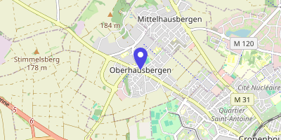 Carte OpenStreetMap — 88 route de Saverne, Oberhausbergen