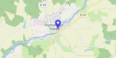 Carte OpenStreetMap — 1 rue Grande, Ouzouer-sur-Trézée