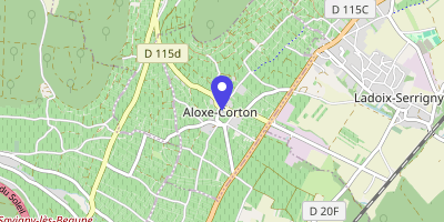 Carte OpenStreetMap — Allée Jules-Sénard-Louis-Latour, Aloxe-Corton