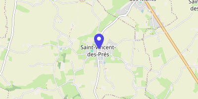 Carte OpenStreetMap — 11 place Émile-Renault, Saint-Vincent-des-Prés
