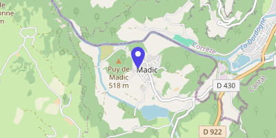 Carte OpenStreetMap — 4 place de l'École, Madic