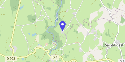 Carte OpenStreetMap — Le Bourg, Le Chauchet