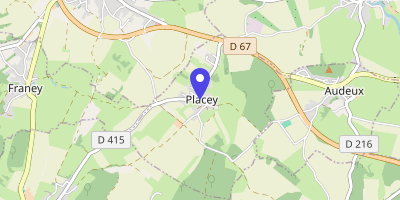 Carte OpenStreetMap — 6 rue du Centre, Placey