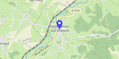 Carte OpenStreetMap — 6 rue de l'École, Saint-Bérain-sur-Dheune