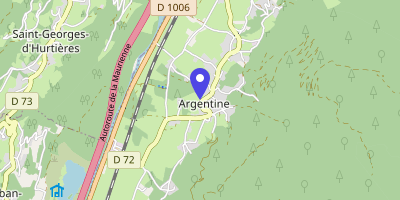 Carte OpenStreetMap — 3308 route départementale 72, Argentine