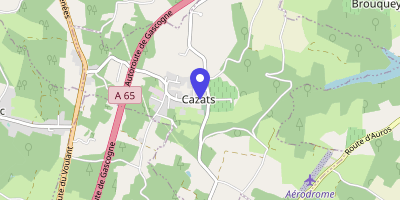 Carte OpenStreetMap — 120 route du Fort, Cazats