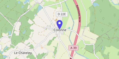 Carte OpenStreetMap — 3 place du Monument-aux-Morts, Colonne
