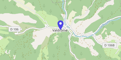 Carte OpenStreetMap — 14 rue Haute, Valdrôme